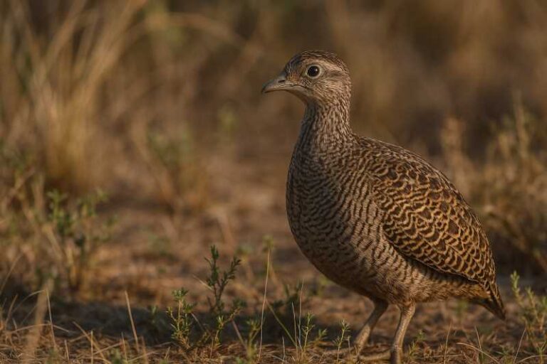 Image of a Brushland Tinamou in its natural habitat