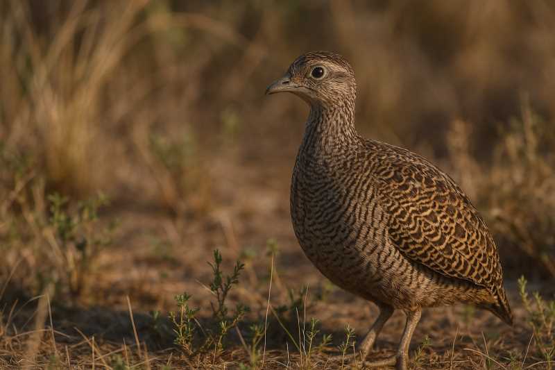 Image of a Brushland Tinamou in its natural habitat