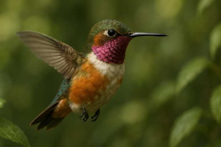 Image of a Bumblebee Hummingbird in its natural habitat