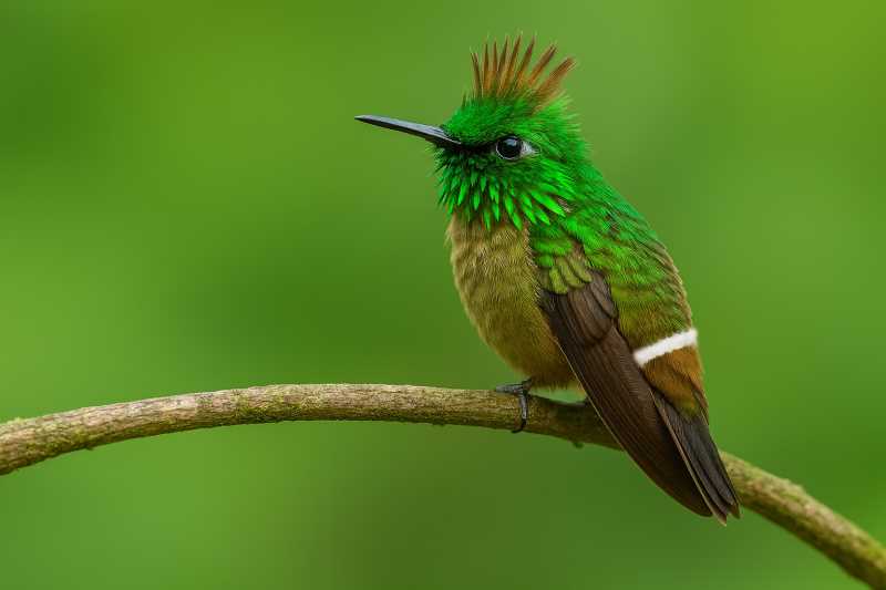 Image of a Butterfly Coquette in its natural habitat