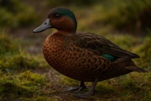 Image of a Campbell Teal in its natural habitat
