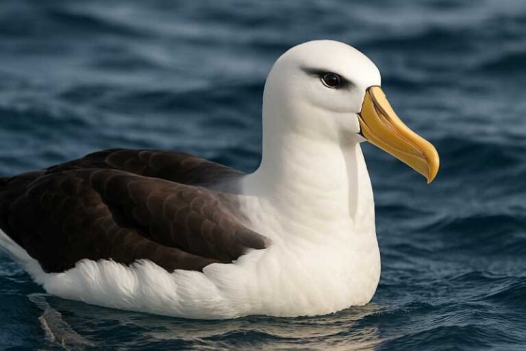 Image of a Campbell Albatross in its natural habitat