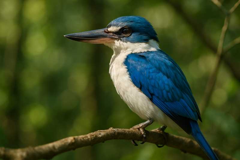 Image of a Collared Kingfisher in its natural habitat