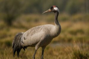 Image of a Common Crane in its natural habitat