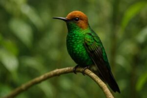 Image of a Coppery-headed Emerald in its natural habitat