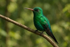 Image of a Cozumel Emerald in its natural habitat