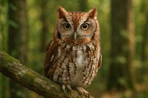 Image of a Eastern Screech Owl in its natural habitat