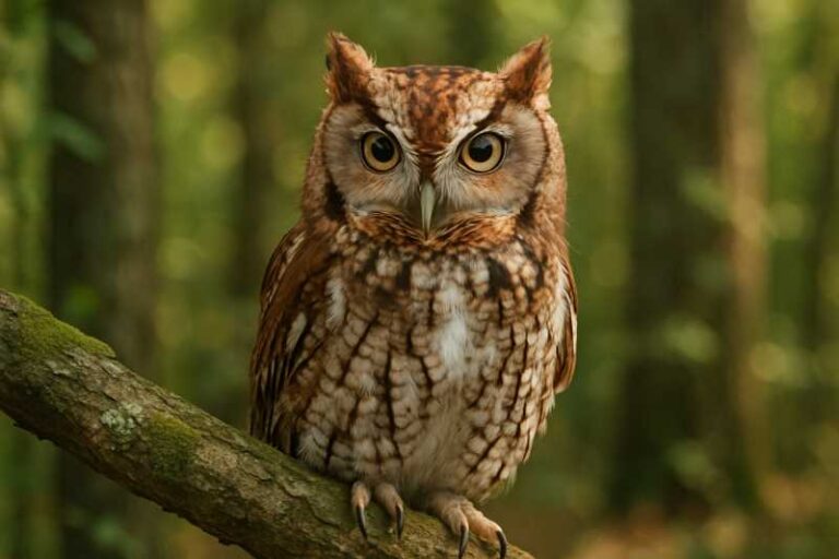 Image of a Eastern Screech Owl in its natural habitat
