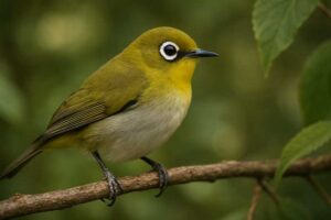 Image of a Ethiopian White-eye in its natural habitat