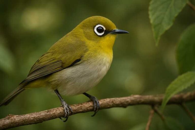 Image of a Ethiopian White-eye in its natural habitat