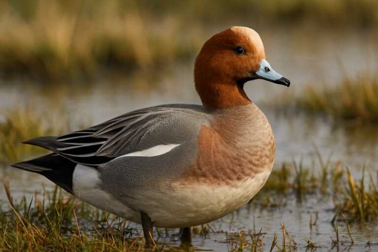 Image of a Eurasian Wigeon in its natural habitat