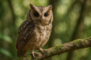 Image of a Everett's Scops Owl in its natural habitat