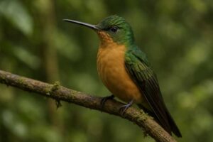 Image of a Fawn-breasted Brilliant in its natural habitat