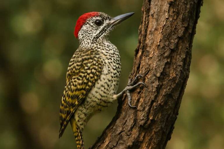 Image of a Fine-banded Woodpecker in its natural habitat