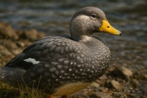 Image of a Fuegian Steamer Duck in its natural habitat