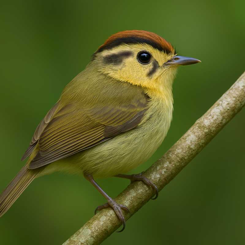 Golden crowned spadebill
