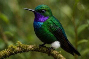 Image of a Gorgeted Puffleg in its natural habitat