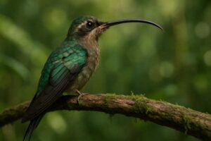 Image of a Green Hermit in its natural habitat
