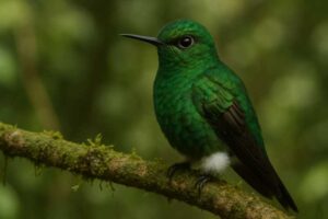 Image of a Greenish Puffleg in its natural habitat