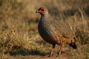 Image of a Grey-breasted Spurfowl in its natural habitat