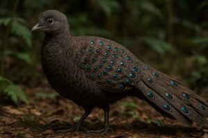 Image of a Hainan Peacock-Pheasant in its natural habitat