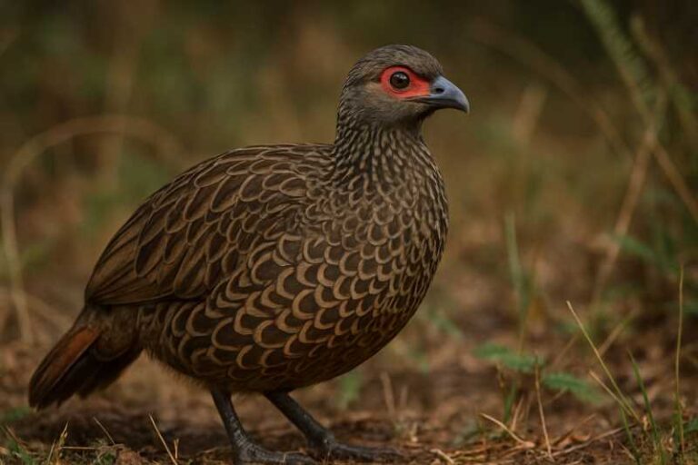 Image of a Handsome Spurfowl in its natural habitat