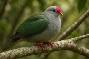 Image of a Henderson Fruit Dove in its natural habitat