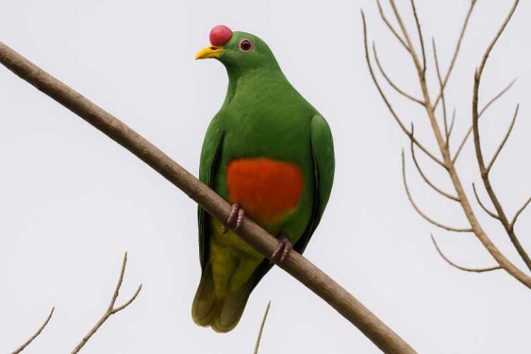 Image of a Knob-billed Fruit Dove in its natural habitat