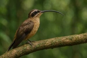 Image of a Long-billed Hermit in its natural habitat