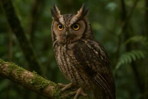Image of a Long-tufted Screech Owl in its natural habitat