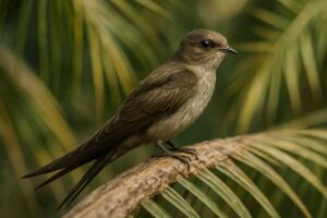 Image of a Malagasy Palm Swift in its natural habitat