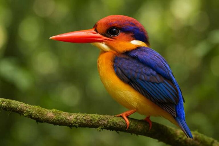 Image of a Manus Dwarf Kingfisher in its natural habitat