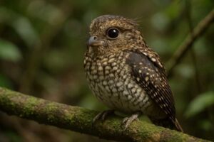 Image of a Moluccan Owlet-nightjar in its natural habitat