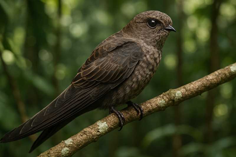Image of a Moluccan Swiftlet in its natural habitat