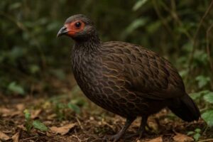 Image of a Mount Cameroon Spurfowl in its natural habitat