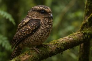 Image of a Mountain Owlet-nightjar in its natural habitat