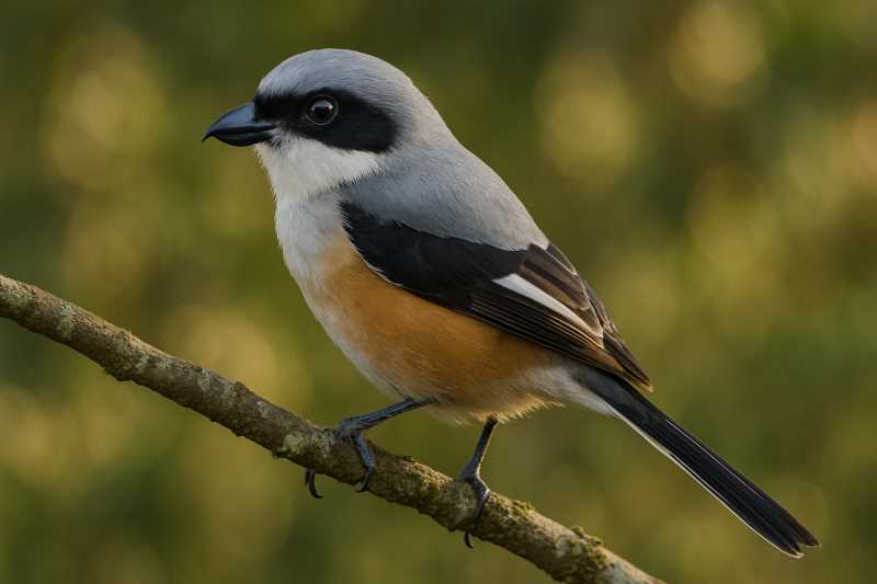 Image of a Mountain Shrike in its natural habitat