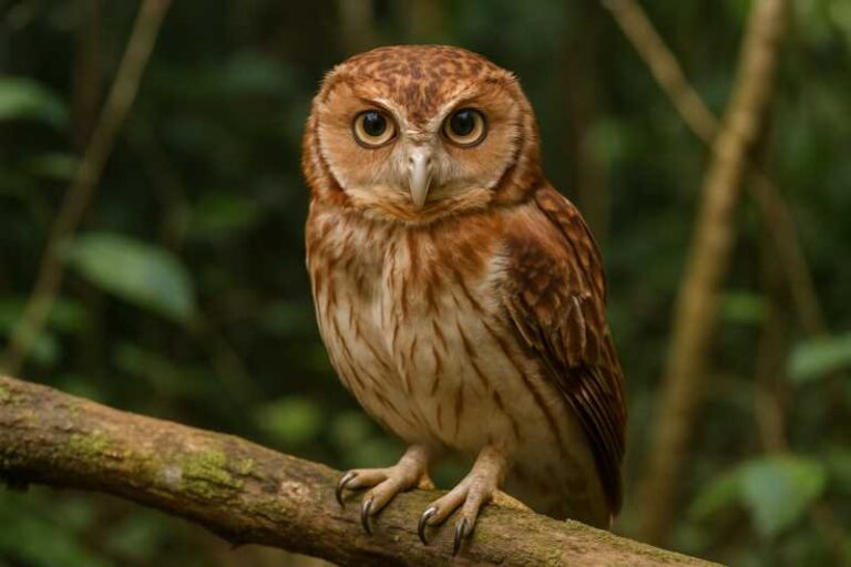 Image of a Puerto Rican Owl in its natural habitat