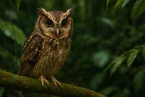 Image of a Rainforest Scops Owl in its natural habitat