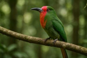 Image of a Red-bearded Bee-eater in its natural habitat