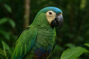 Image of a Red-bellied Macaw in its natural habitat
