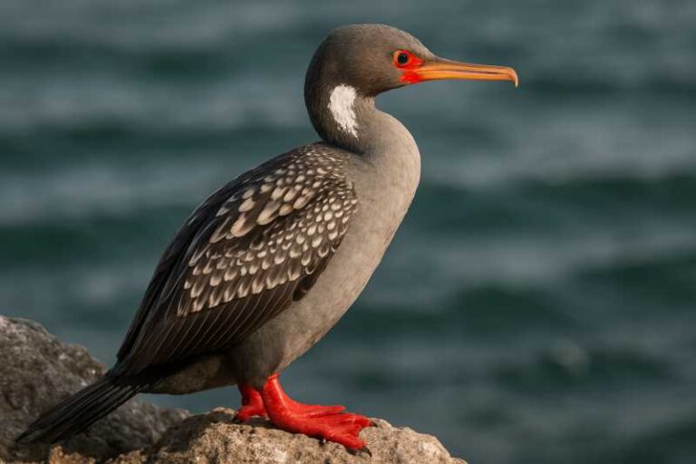 Image of a Red-legged Cormorant in its natural habitat