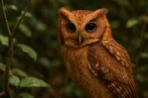 Image of a Reddish Scops Owl in its natural habitat