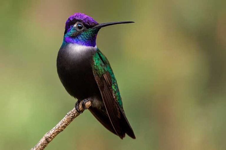 Image of a Rivoli's Hummingbird in its natural habitat