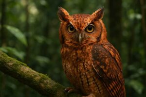 Image of a Rufescent Screech Owl in its natural habitat