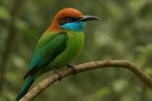Image of a Rufous-crowned Bee-eater in its natural habitat