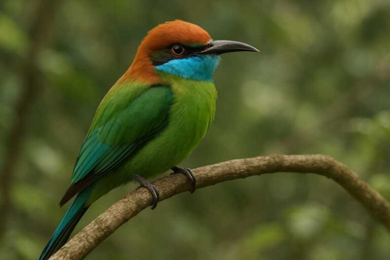 Image of a Rufous-crowned Bee-eater in its natural habitat