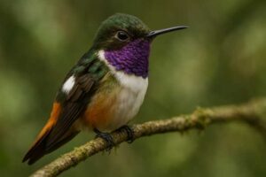 Image of a Rufous-shafted Woodstar in its natural habitat