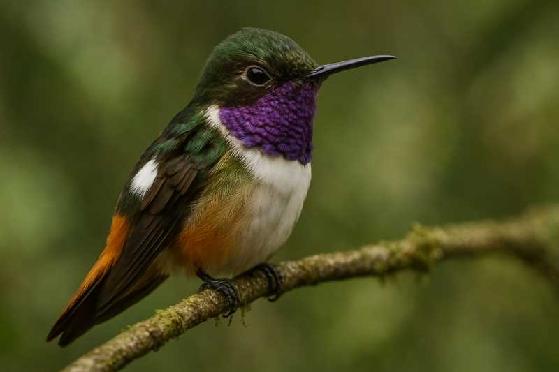 Image of a Rufous-shafted Woodstar in its natural habitat