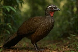 Image of a Rusty-margined Guan in its natural habitat